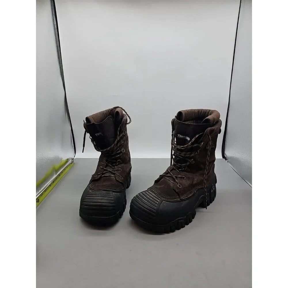 Rocky‎ Brown Men’s 7908 Thinsulate Boots Sz 10 Genuine Leather Upper Good Soles